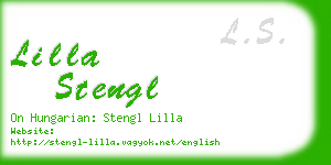 lilla stengl business card